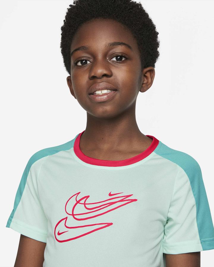 Nike Dri-FIT Kids Training Top (Extended Size) Za Dječake Majice Menta Tirkizne Svijetlo Crvene | HR-03617ITSR