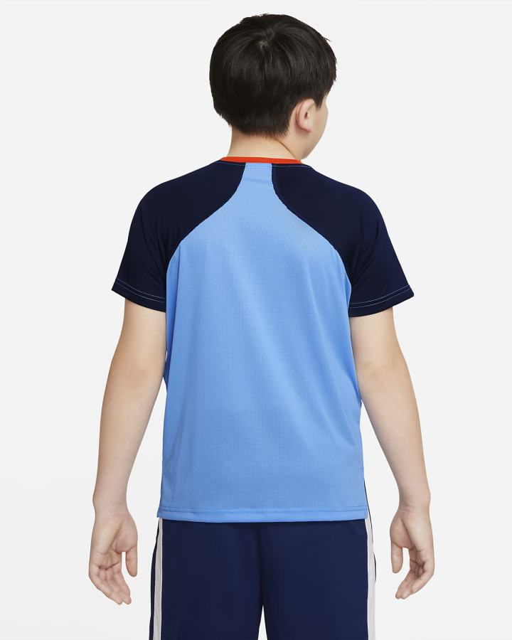 Nike Dri-FIT Kids Training Top (Extended Size) Za Dječake Majice Plave Tamnoplave Narančaste | HR-05624RKHC