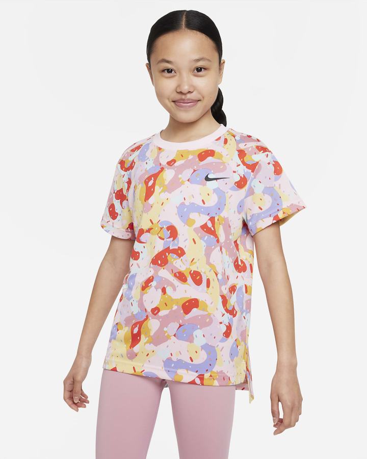 Nike Dri-FIT Kids Training Za Djevojčice Majice Roze | HR-16529GWOV