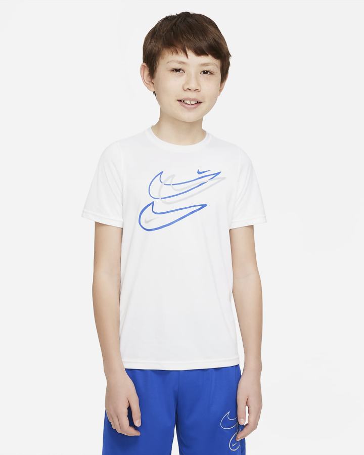 Nike Dri-FIT Kids Za Dječake Majice Bijele | HR-50781PJIB