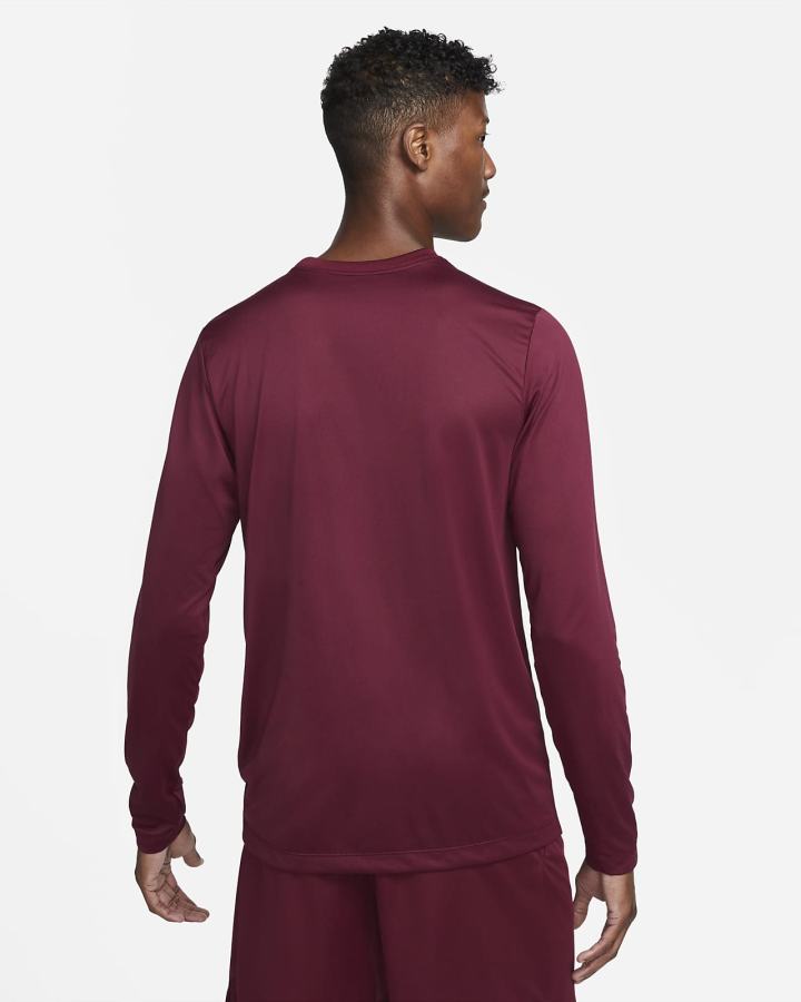 Nike Dri-FIT Legend Long-Sleeve Fitness Top Muške Košulje Crne | HR-20154MNSW