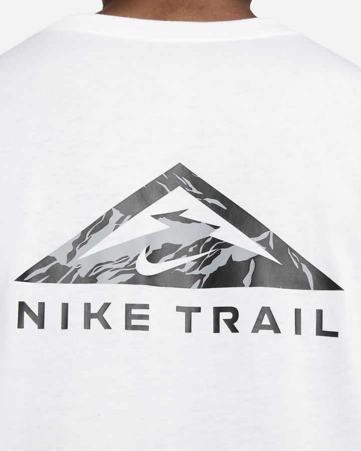 Nike Dri-FIT Long-Sleeve Trail Running Muške Majice Bijele | HR-95416BWKU