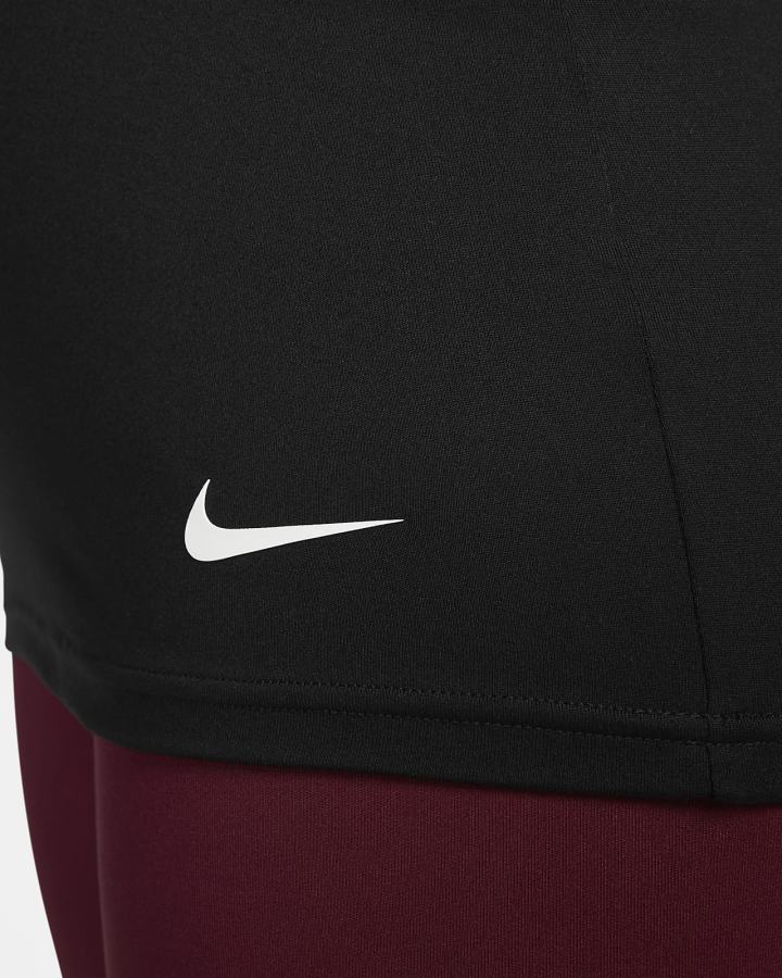 Nike Dri-FIT (M) (Maternity) Ženske Majica Bez Rukava Crne Bijele | HR-69028PQZI