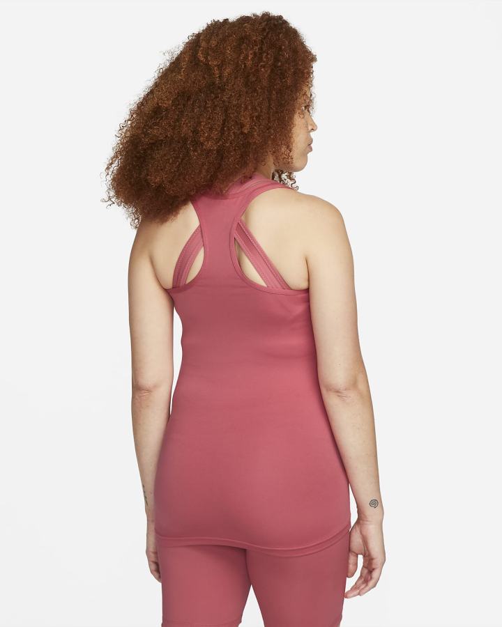 Nike Dri-FIT (M) (Maternity) Ženske Majica Bez Rukava Roze Bijele | HR-76943YWBI