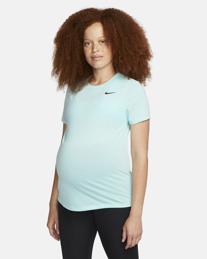 Nike Dri-FIT (M) (Maternity) Ženske Majice Crne | HR-83540MBJP