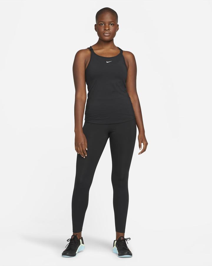 Nike Dri-FIT One Luxe Slim Fit Strappy Ženske Majica Bez Rukava Bijele | HR-62015CFBA