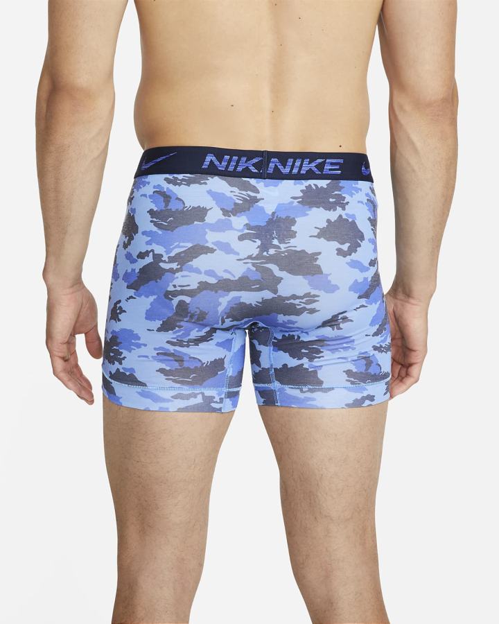 Nike Dri-FIT ReLuxe Boxer Briefs (2-Pack) Muške Donje Rublje Visebojne Plave | HR-63251KHAT