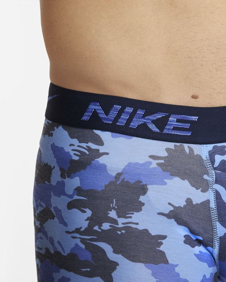 Nike Dri-FIT ReLuxe Boxer Briefs (2-Pack) Muške Donje Rublje Visebojne Plave | HR-63251KHAT