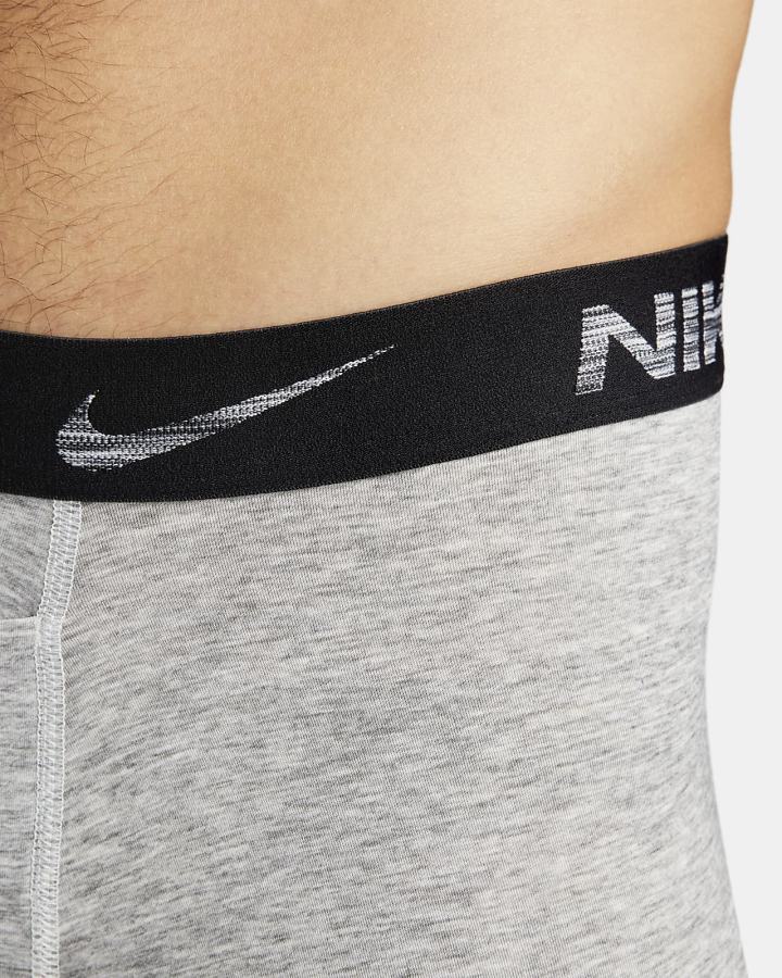 Nike Dri-FIT ReLuxe Boxer Briefs (2-Pack) Muške Donje Rublje Sive | HR-80597ENTF