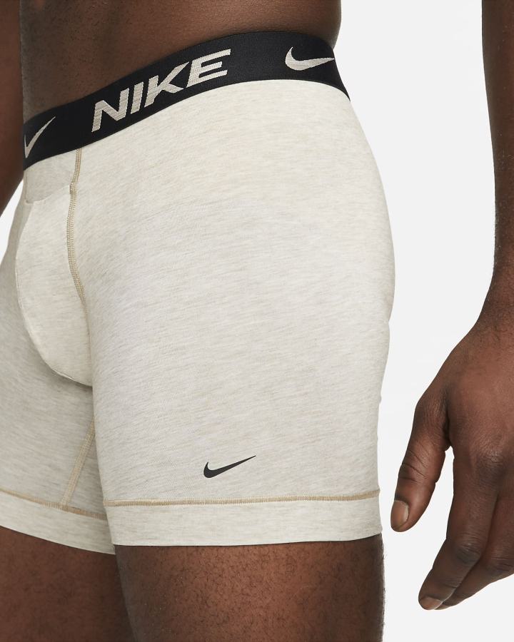 Nike Dri-FIT ReLuxe Boxer Briefs (2-Pack) Muške Donje Rublje Visebojne Crne Smeđe | HR-91658GZIS