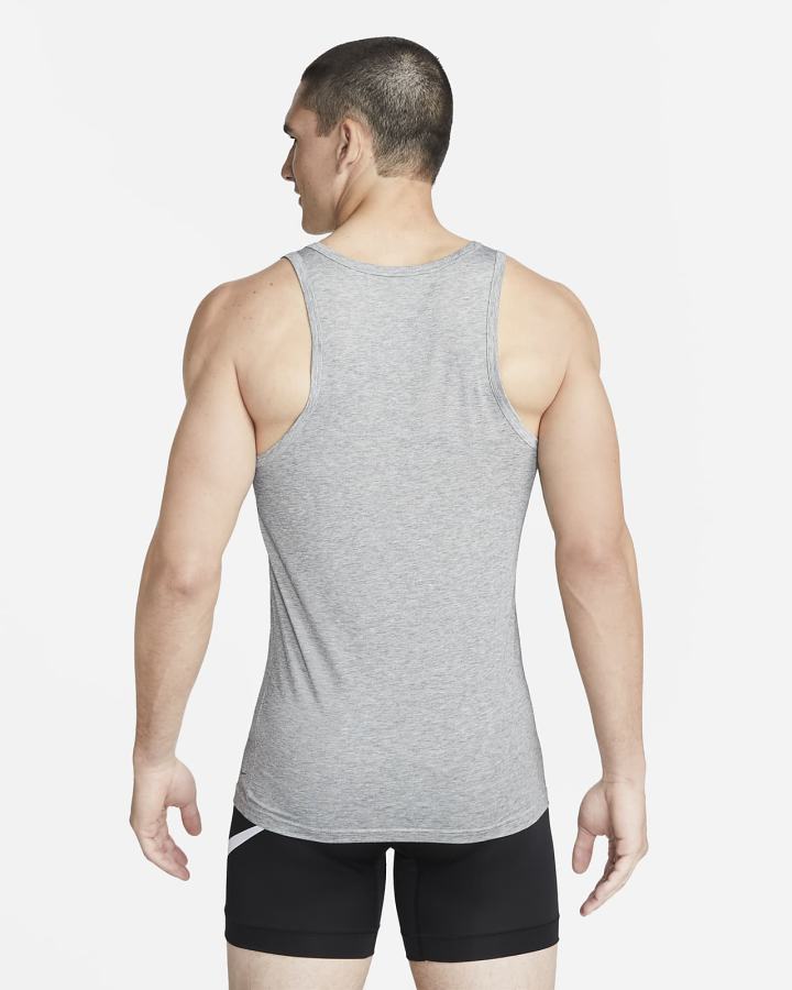 Nike Dri-FIT ReLuxe Tank Undershirt (2-Pack) Muške Majica Bez Rukava Sive | HR-12794PADY