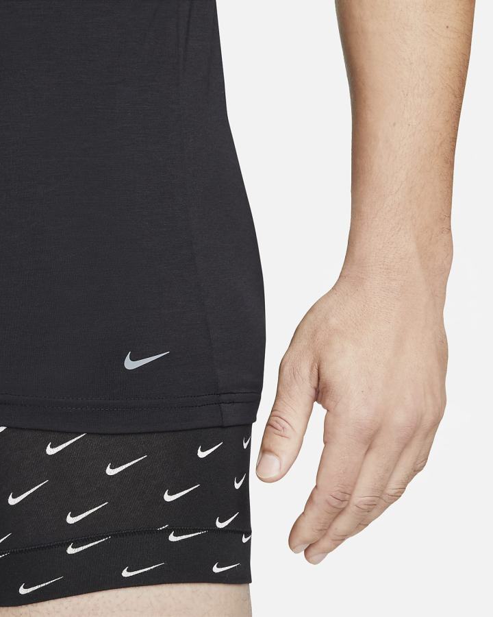 Nike Dri-FIT ReLuxe Tank Undershirt (2-Pack) Muške Majica Bez Rukava Crne | HR-15304QIVN