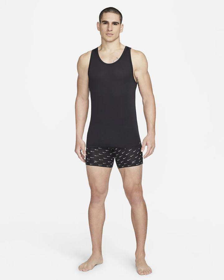 Nike Dri-FIT ReLuxe Tank Undershirt (2-Pack) Muške Majica Bez Rukava Crne | HR-15304QIVN