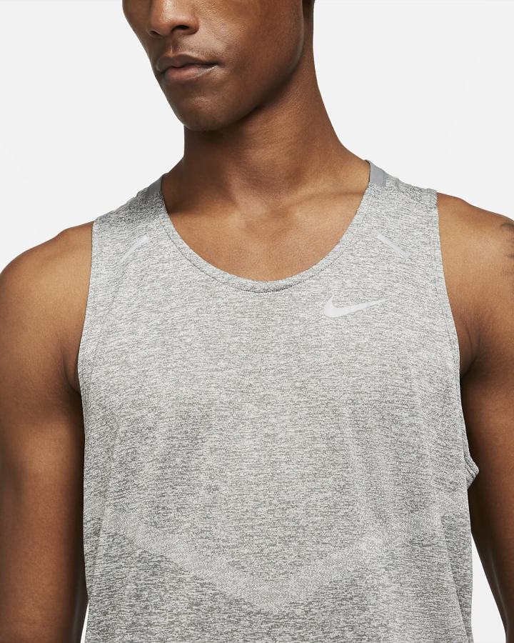 Nike Dri-FIT Rise 365 Running Muške Majica Bez Rukava Sive | HR-92568BKLC