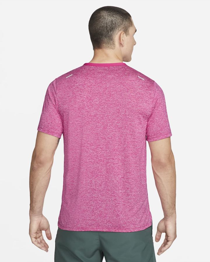 Nike Dri-FIT Rise 365 Short-Sleeve Muške Majice Roze | HR-73405ZJSY