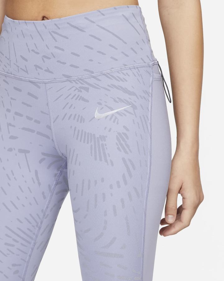 Nike Dri-FIT Run Division Fast Reflective-Print Running Ženske Tajice Indigo Ljubičaste | HR-53198GNJP