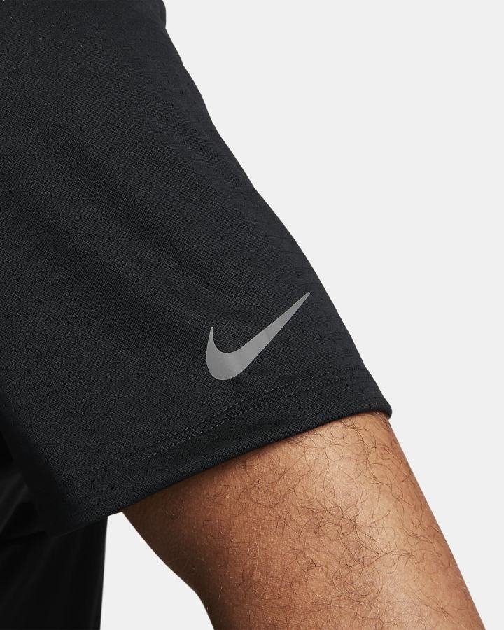 Nike Dri-FIT Run Division Rise 365 Muške Topovi Za Trčanje Crne | HR-98761DZLC