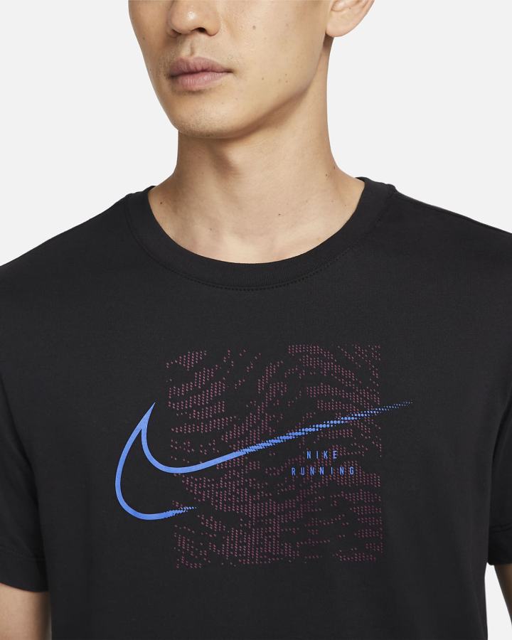 Nike Dri-FIT Run Division Running Muške Majice Crne | HR-59782UKED