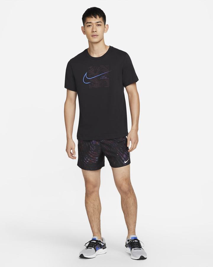 Nike Dri-FIT Run Division Running Muške Majice Crne | HR-59782UKED