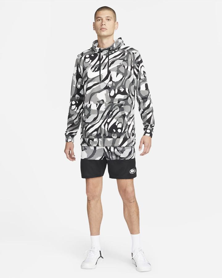 Nike Dri-FIT Sport Clash Training Muške Pulover Crne Bijele | HR-59873KXIV