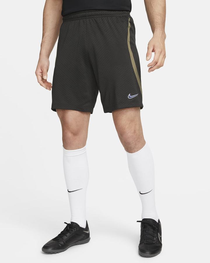 Nike Dri-FIT Strike Soccer Muške Kratke Hlače Maslinasto Zelene Bijele | HR-53647EJUT