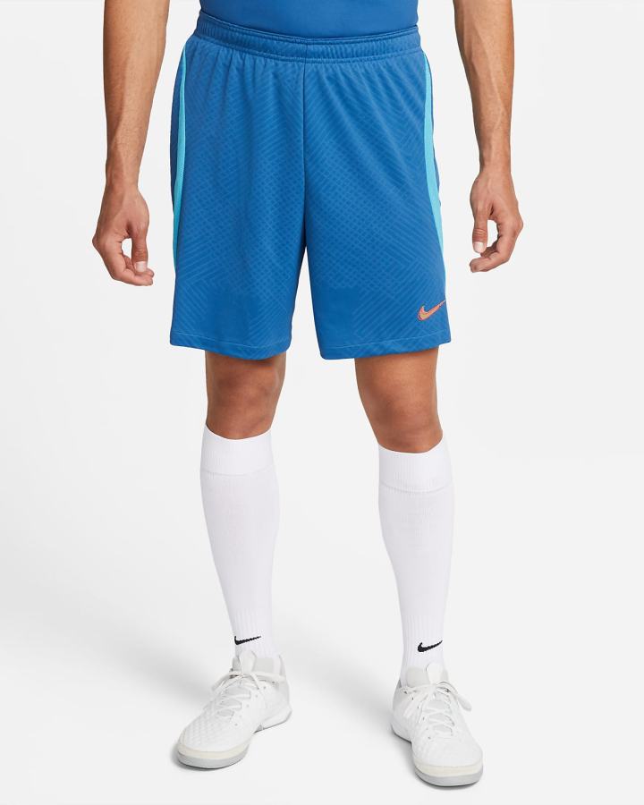 Nike Dri-FIT Strike Soccer Muške Kratke Hlače Tamno Plave Crvene | HR-86524EHAN