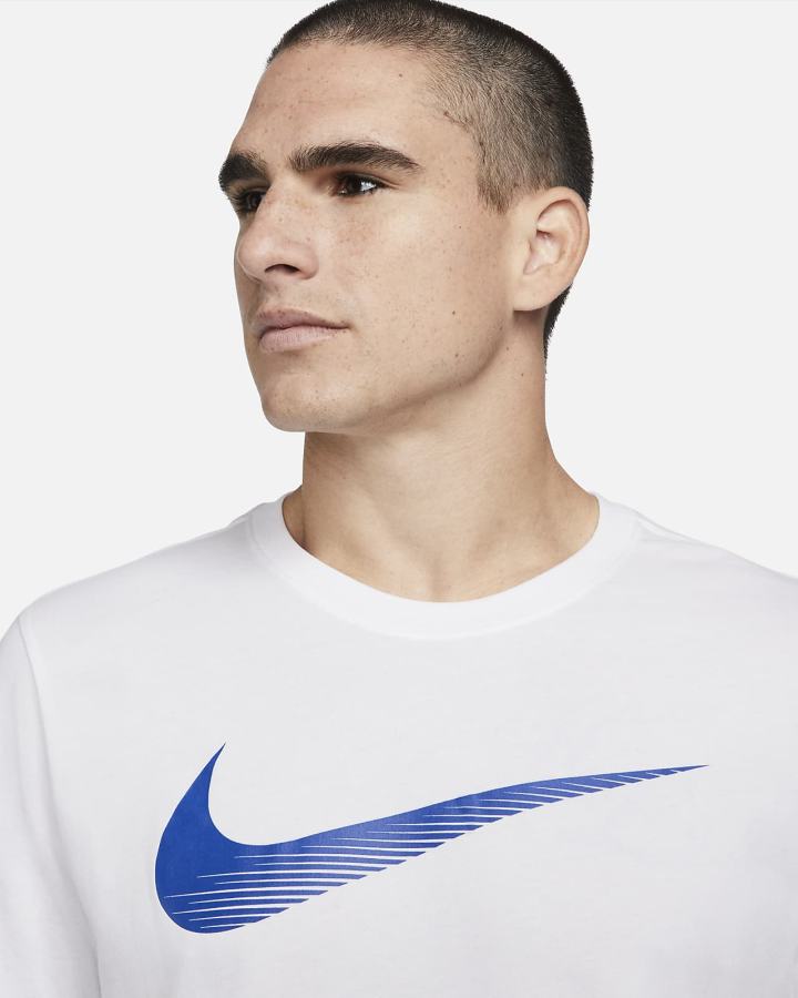 Nike Dri-FIT Swoosh Training Muške Majice Bijele | HR-07528OZEW