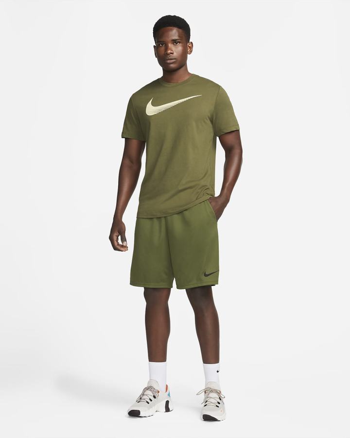 Nike Dri-FIT Swoosh Training Muške Majice Zelene | HR-56219WXNM