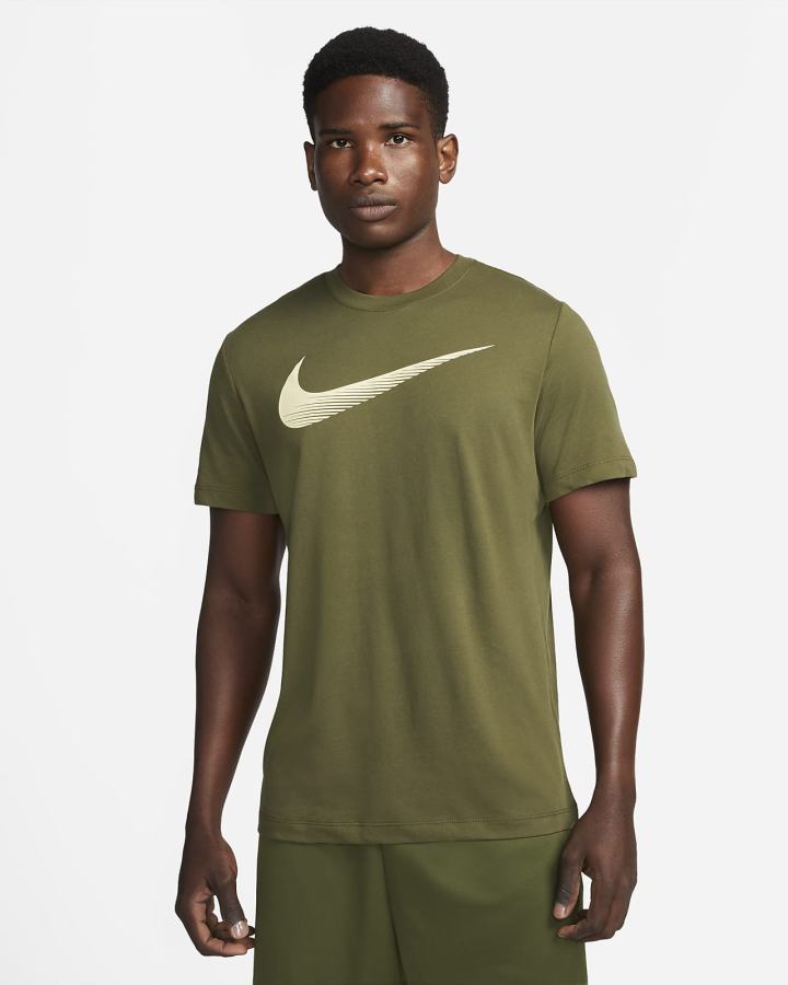 Nike Dri-FIT Swoosh Training Muške Majice Zelene | HR-56219WXNM