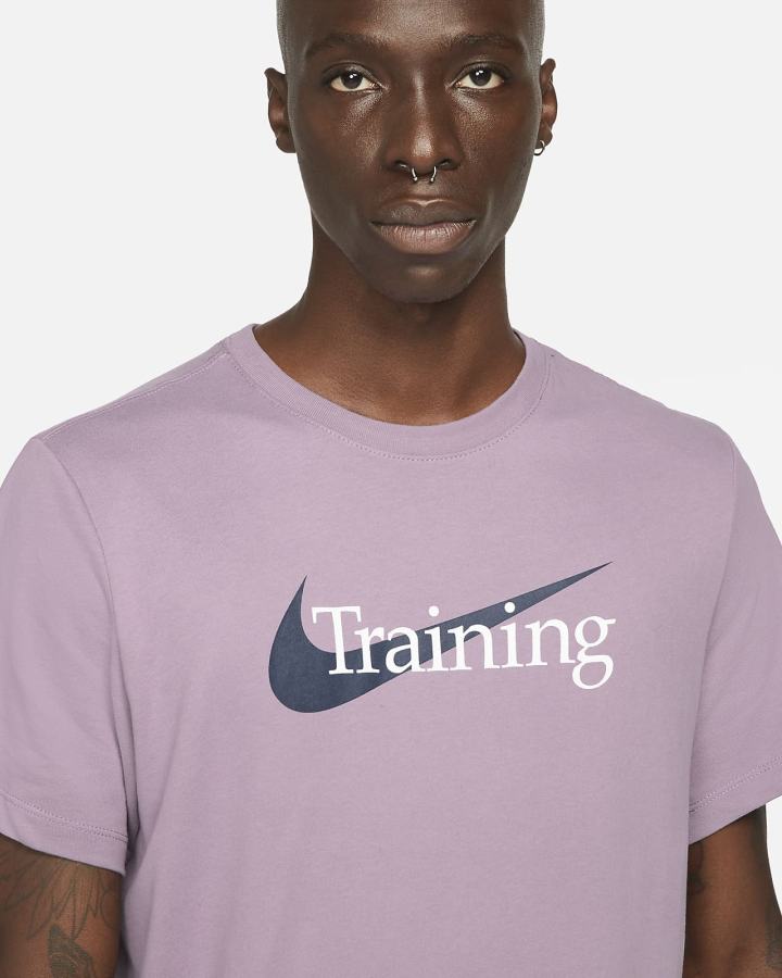 Nike Dri-FIT Swoosh Training Muške Majice Ljubičaste | HR-61923URVX