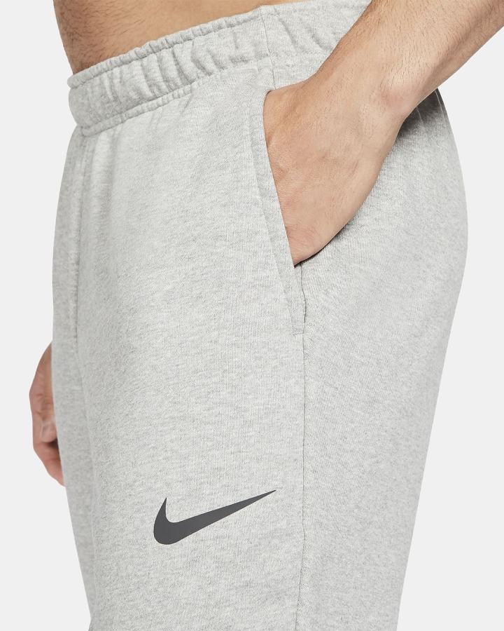 Nike Dri-FIT Tapered Training Muške Hlače Tamno Sive Crne | HR-20854YSCT