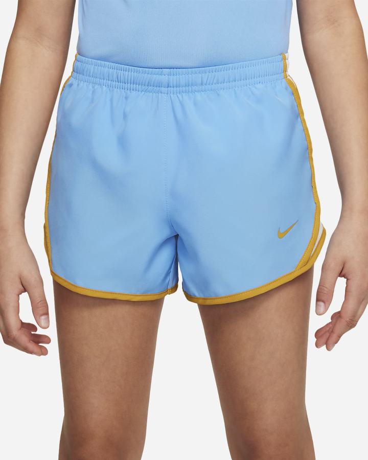 Nike Dri-FIT Tempo Kids Running Za Djevojčice Kratke Hlače Plave Sive | HR-56498CVLY