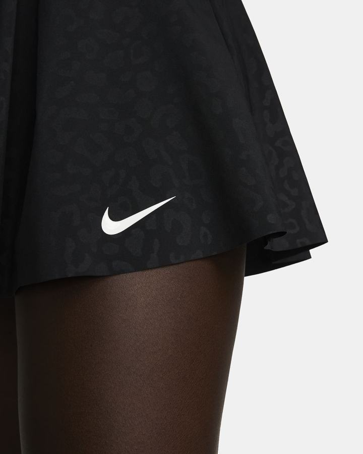 Nike Dri-FIT Tennis Tennis Ženske Suknje Crne Bijele | HR-35671QTGS