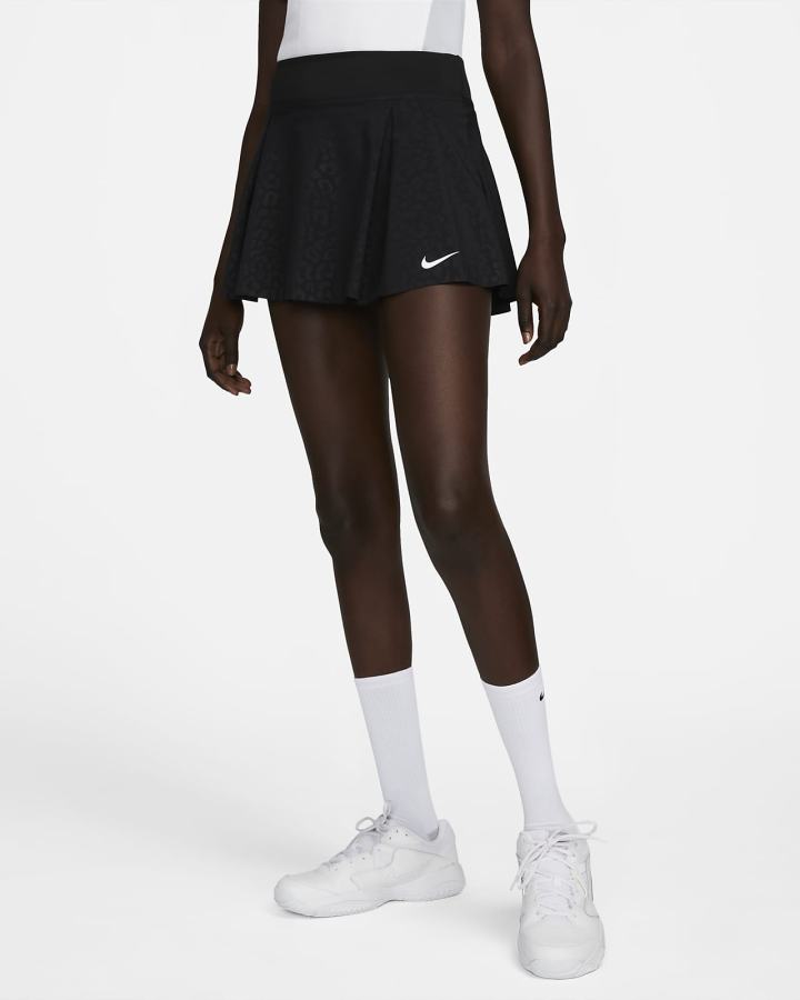 Nike Dri-FIT Tennis Tennis Ženske Suknje Crne Bijele | HR-35671QTGS