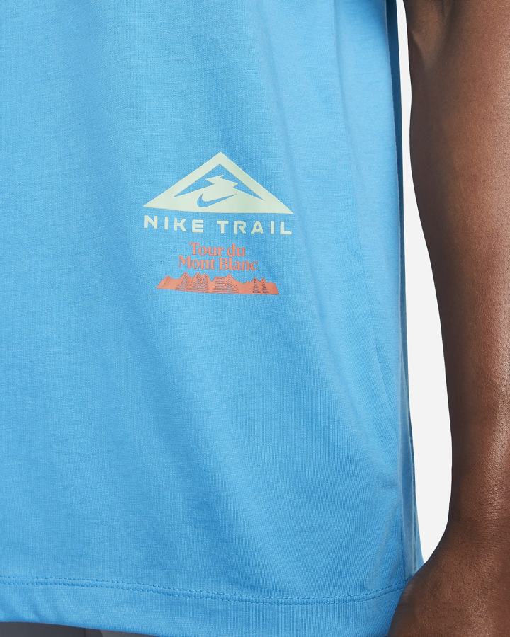 Nike Dri-FIT Trail Muške Majice Plave | HR-47861HXRD