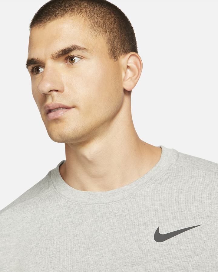 Nike Dri-FIT Training Crew Muške Dukserice Tamno Sive Crne | HR-97862UOMT