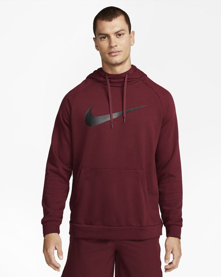 Nike Dri-FIT Training Muške Majica S Kapuljačom Crne | HR-95123UQHZ