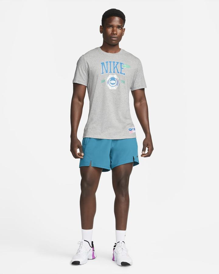 Nike Dri-FIT Training Muške Majice Tamno Sive | HR-46259XZKM