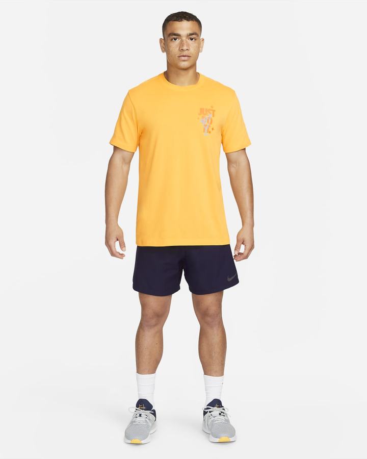 Nike Dri-FIT Training Muške Majice Zlatne | HR-81745PXFN