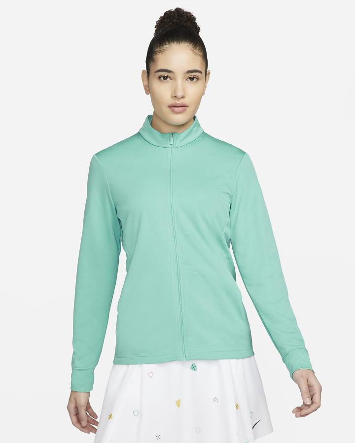 Nike Dri-FIT UV Victory Full-Zip Golf Top Ženske Jakne Tirkizne Bijele | HR-45683PMET