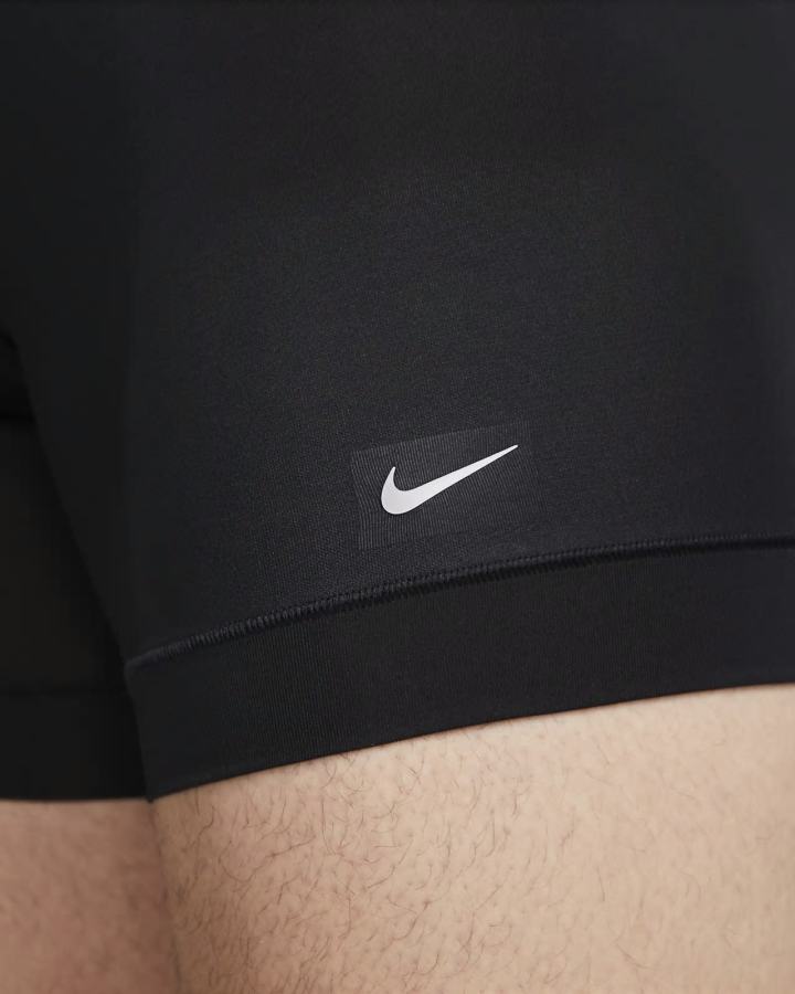 Nike Dri-FIT Ultra-Stretch Micro Boxer Briefs (3-Pack) Muške Donje Rublje Crne | HR-03524NECK