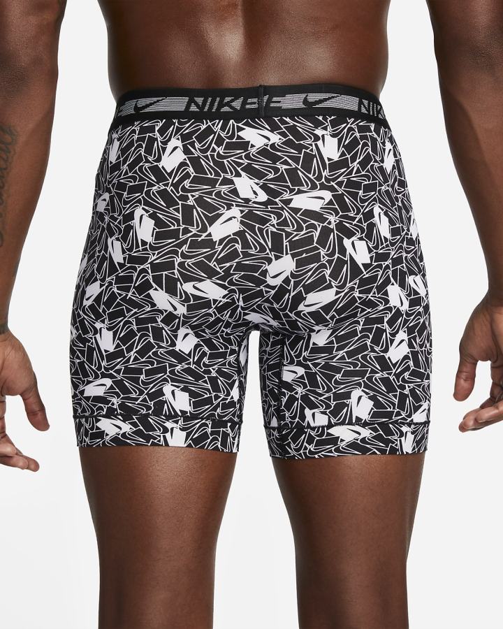 Nike Dri-FIT Ultra-Stretch Micro Boxer Briefs (3-Pack) Muške Donje Rublje Crne | HR-17249BQUR