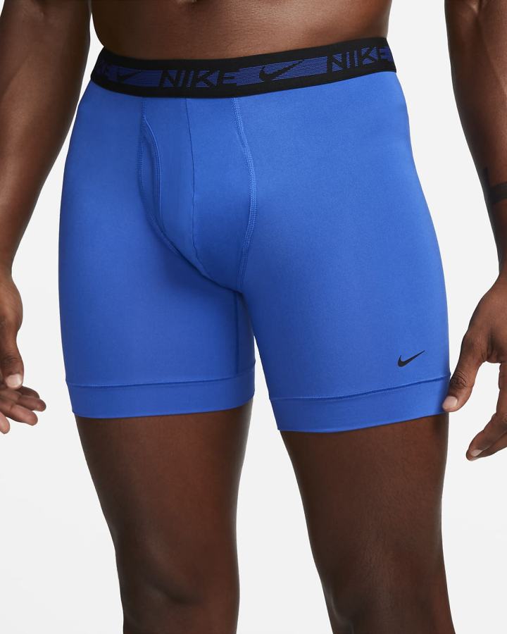 Nike Dri-FIT Ultra-Stretch Micro Boxer Briefs (3-Pack) Muške Donje Rublje Crvene | HR-62731BALD