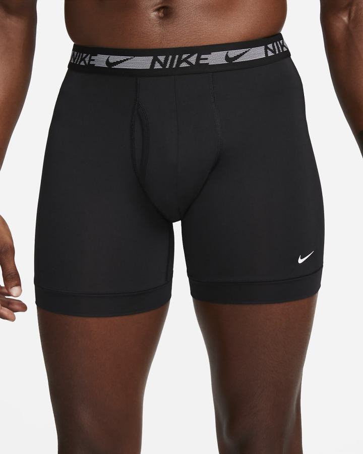 Nike Dri-FIT Ultra-Stretch Micro Boxer Briefs (3-Pack) Muške Donje Rublje Crvene | HR-62731BALD