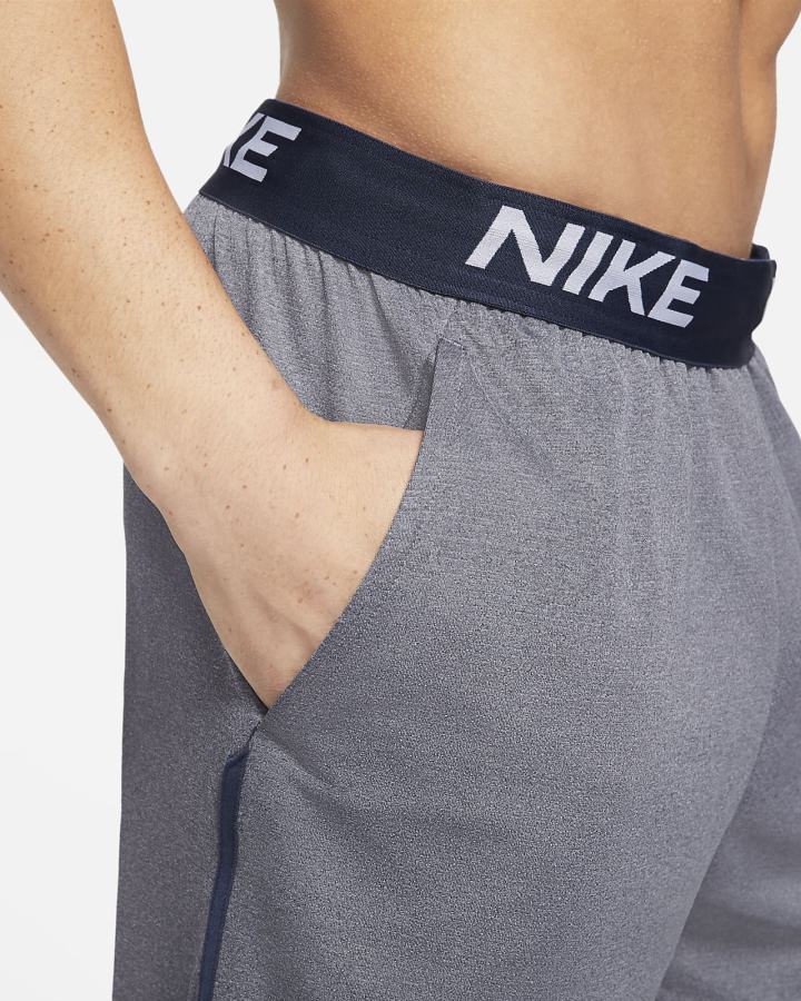 Nike Dri-FIT Veneer Training Muške Kratke Hlače Obsidijanske Indigo Bijele | HR-79381EZQJ