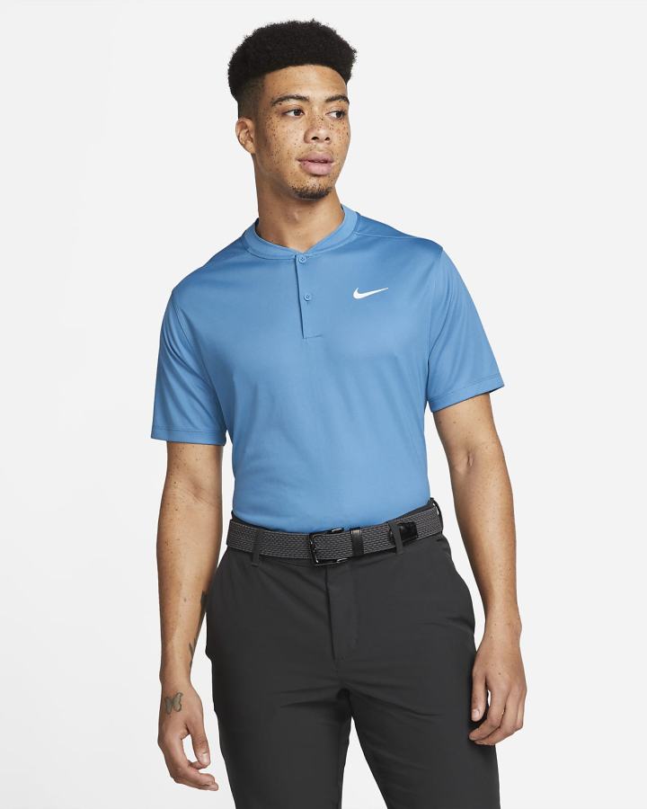 Nike Dri-FIT Victory Golf Muške Polo Majice Plave Bijele | HR-20981OYKD