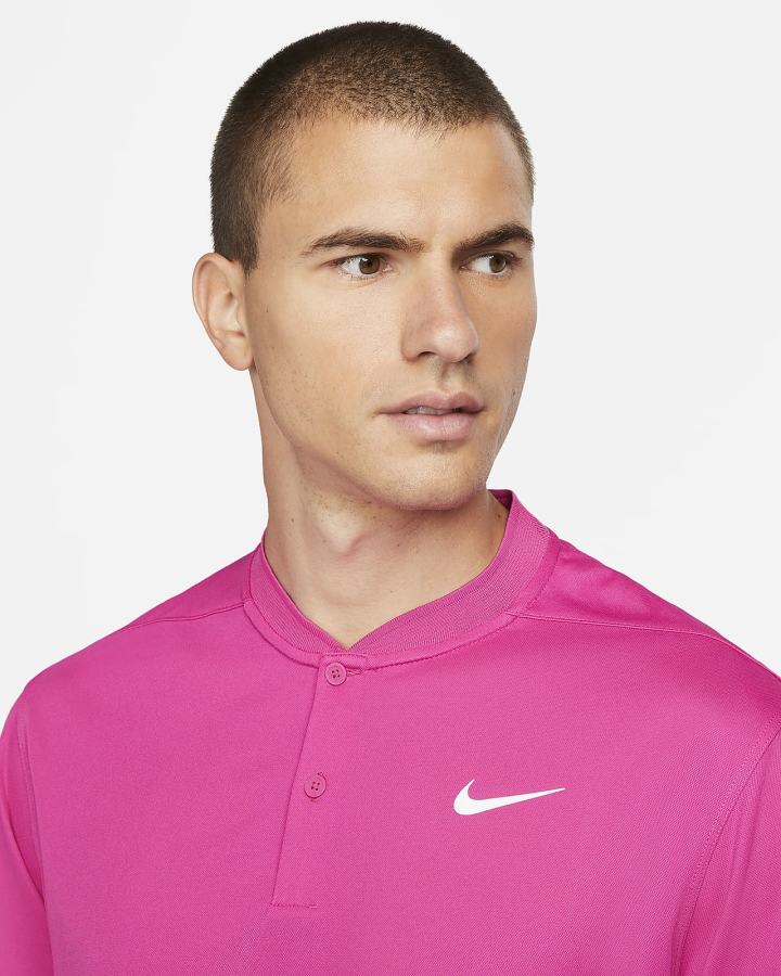 Nike Dri-FIT Victory Golf Muške Polo Majice Roze Bijele | HR-21376ZOAG