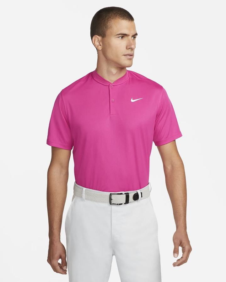 Nike Dri-FIT Victory Golf Muške Polo Majice Roze Bijele | HR-21376ZOAG