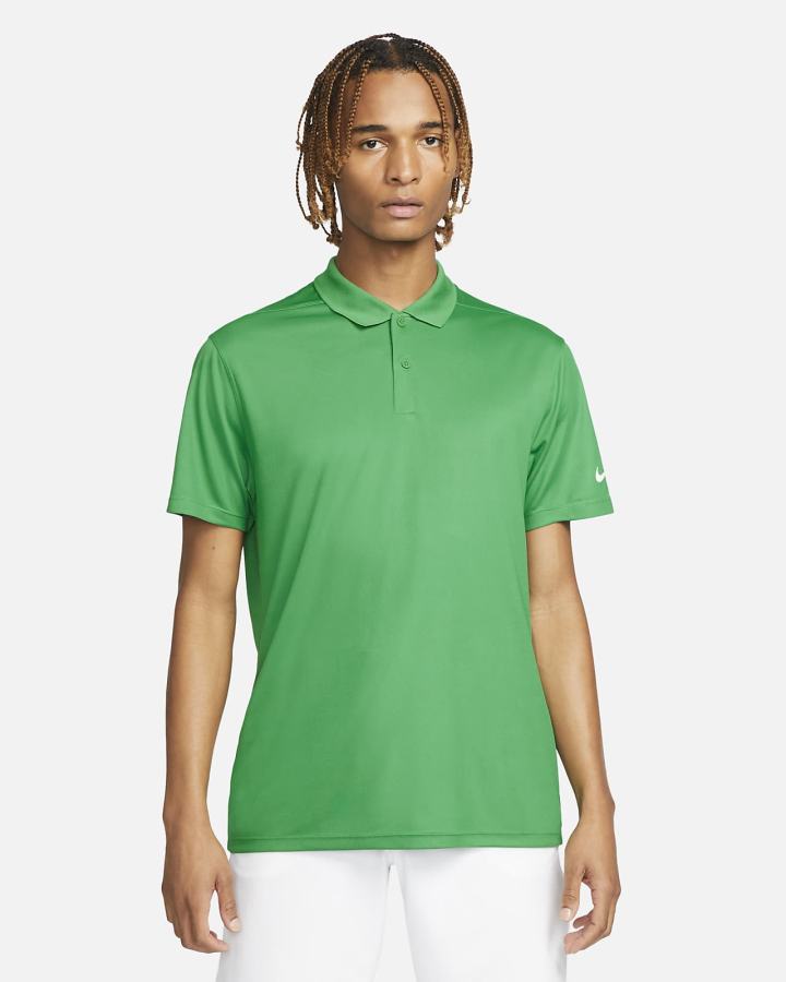 Nike Dri-FIT Victory Golf Muške Polo Majice Zelene Bijele | HR-39625UBFP