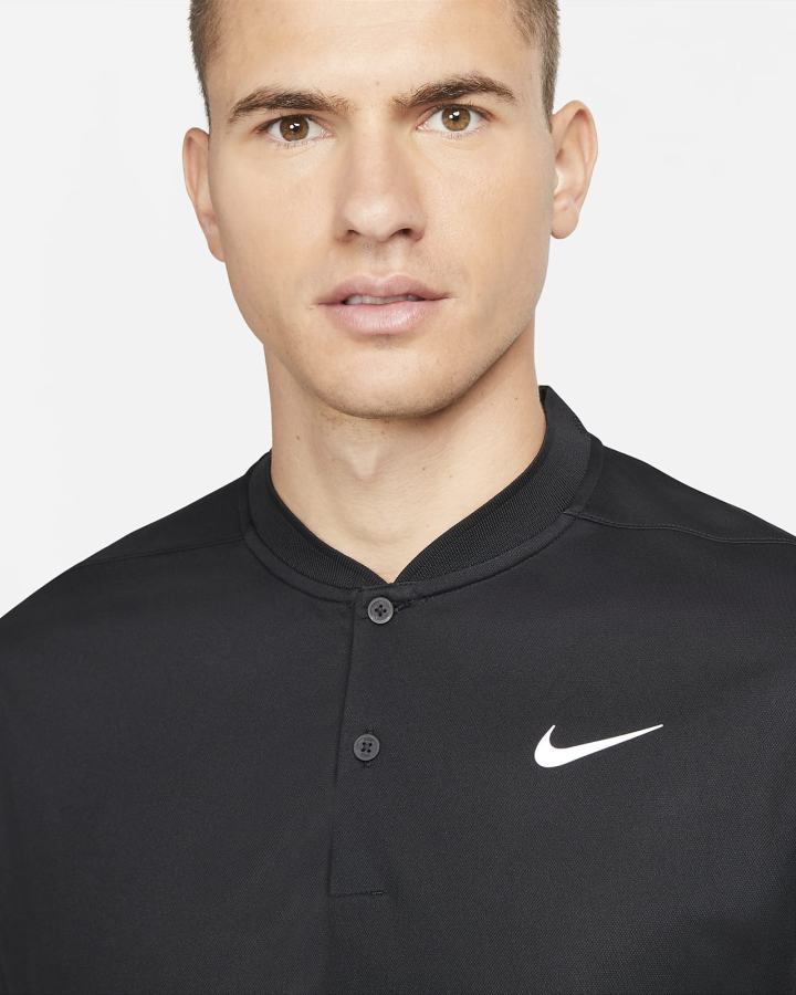 Nike Dri-FIT Victory Golf Muške Polo Majice Crne Bijele | HR-86501GPWF